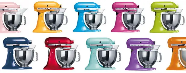 Kitchenaid Mixer Colors Chart 2018